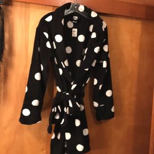 Victoria’s Secret Black & White  Robe ~XS~NWT